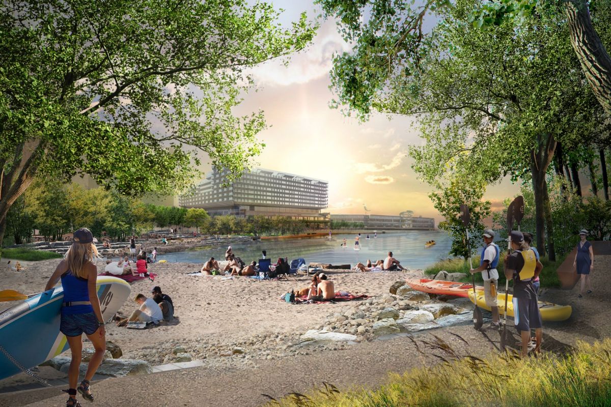 Strand Rijnhavenpark